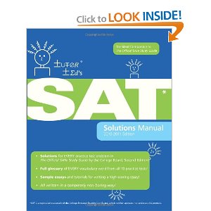 Tutor Ted's SAT Solutions Manual: The Ideal Companion Volume to The Official SAT Study Guide, 2nd Edition